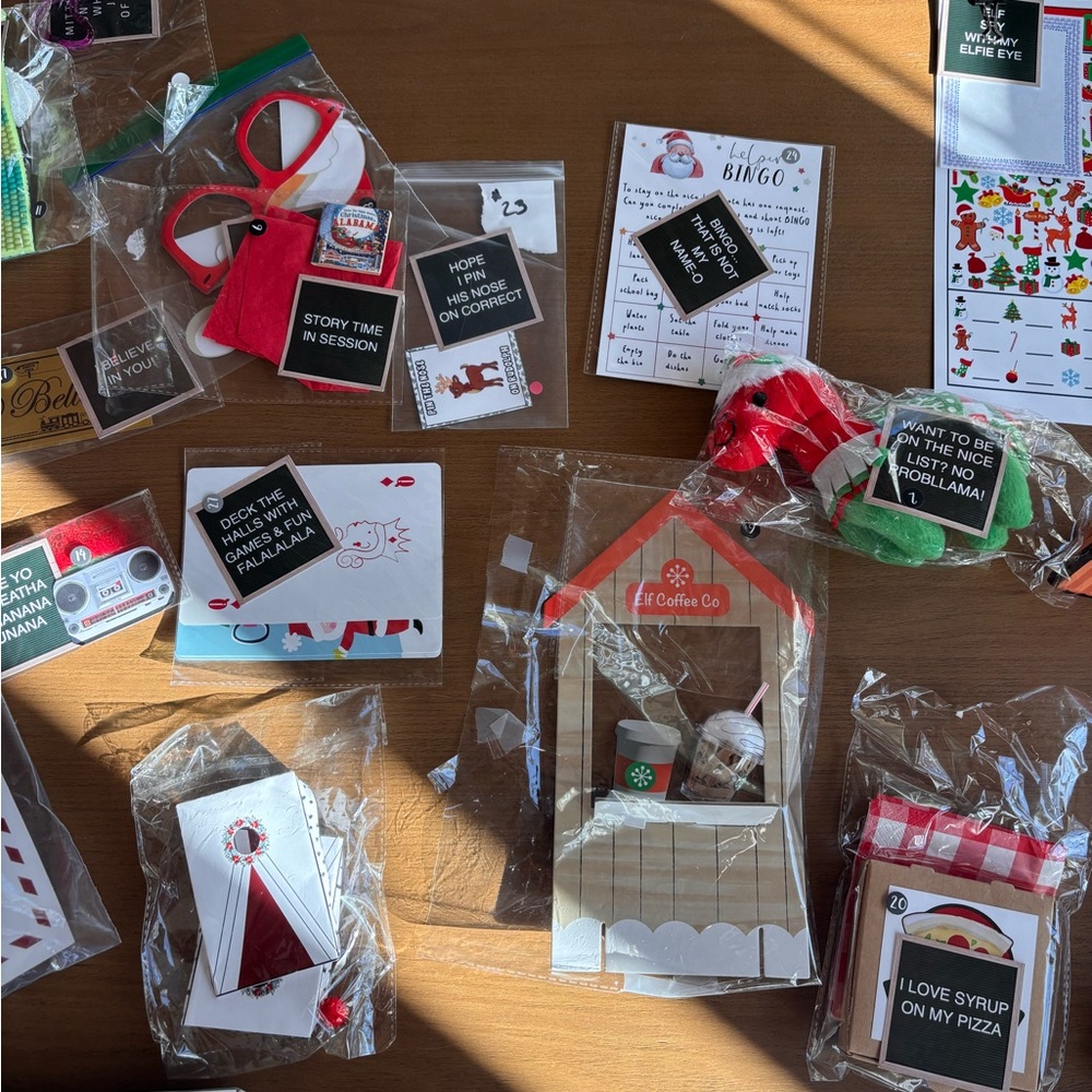 Elf on the shelf “idea” box.  Everything you need, without any extra prep work. - Picture 5 of 6
